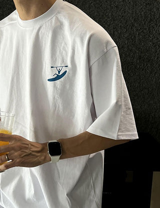 Surfboard Cotton Short Sleeve T-shirt (4 colors)