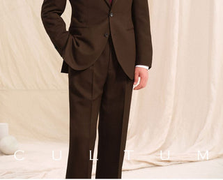 [CULTUM] Cavalry Twill Business Casual Suit Set