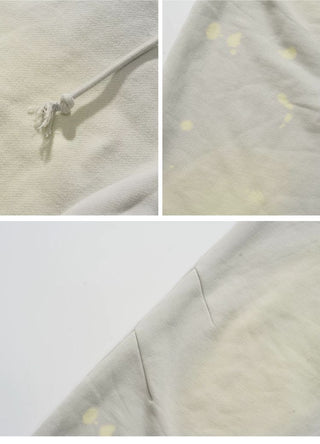 [Monterest] Washed Splatter Fleece-Lined Straight Pants