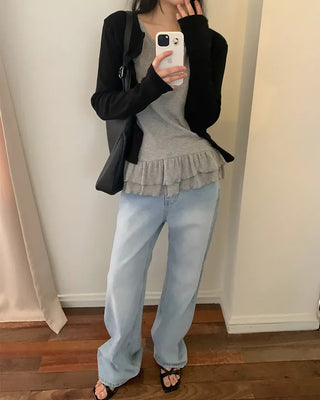 (4 colors) Spun Rib Cardigan