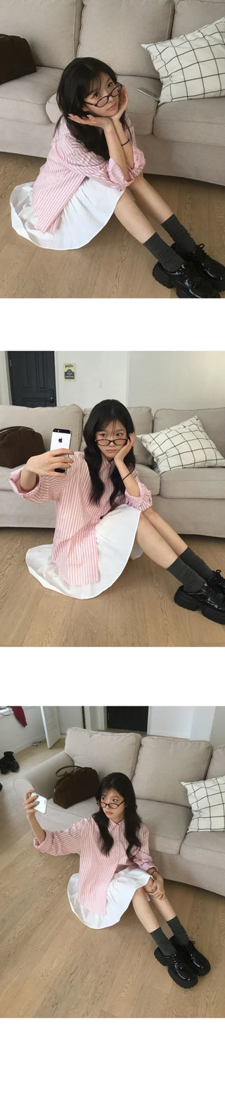 Daily Pinstripe Shirt - 3 Colors