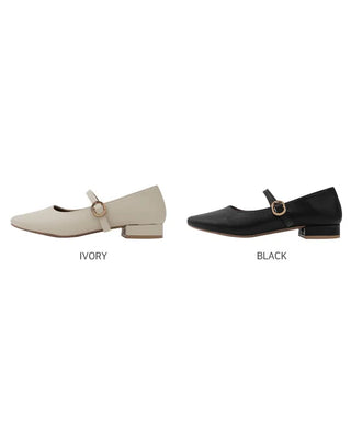 2779 Mary Jane Square Flat Shoes (4 colors)