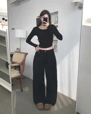 CROP WARMER TEE (3color)