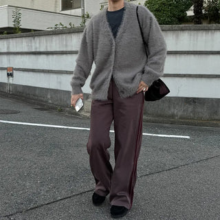 Soft Texture V-Neck Cardigan