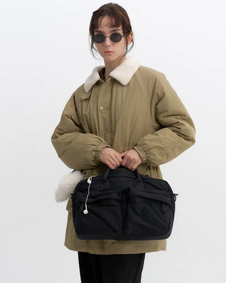 [7th Re-release] (ORIGINAL) Middle Multi-Pocket Crossbody Bag (black)