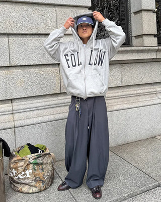 FOLLOW Logo Hooded Sweatshirt