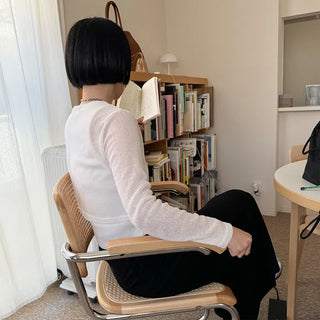 Round neck summer knit