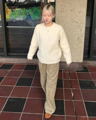 Boucle Round Knit