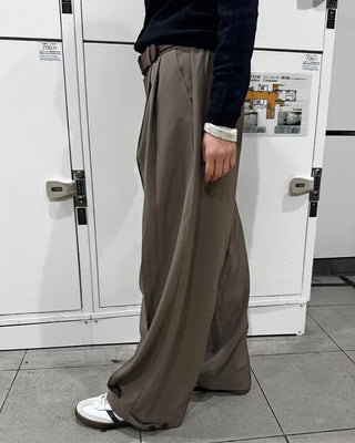 (Unisex) Pintuck Balloon Slacks