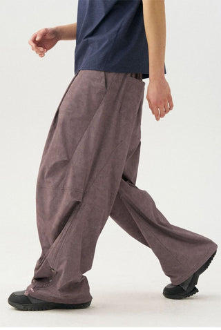 [Monterest] Washed Pleated Parachute Pants