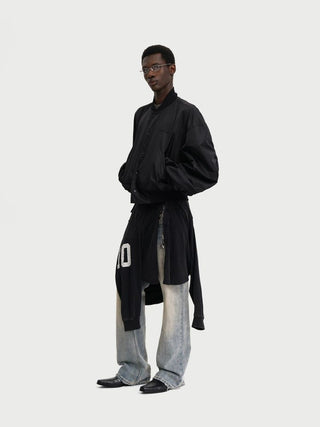[MASONPRINCE] Lightweight Nylon Bomber Jacket