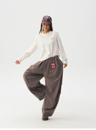 [Monterest] Quick-Dry Burnout Wide Leg Pants