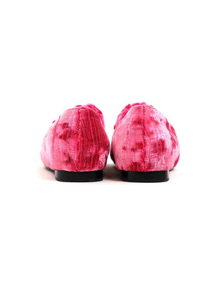 [Moromoro2] Velvet Bow Ballet Flats