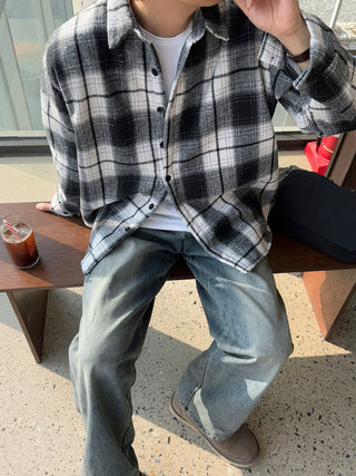 Encore Wool Tartan Check Shirt