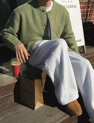 Less Alpaca Button Cardigan (6 colors)