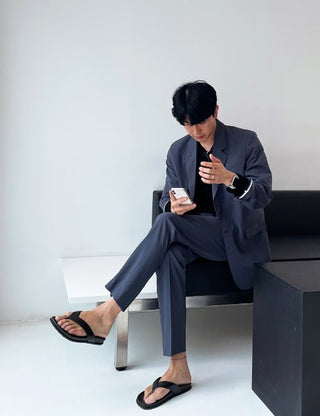 For Men Cooling Standard Fit Blazer (summer fabric)