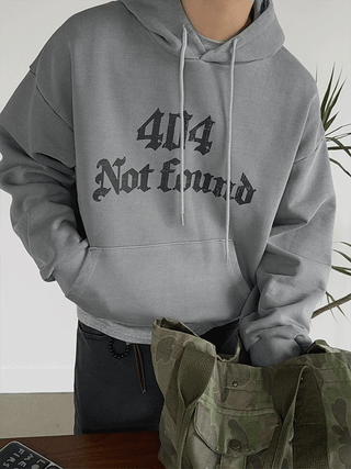 404 Pigment Crop Hoodie