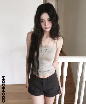 Teuni Lace Top Square Sleeveless - 5 colors