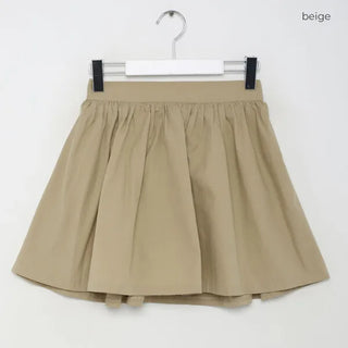 A-line cotton flared skirt