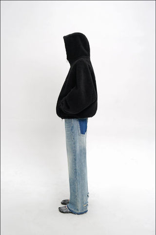 [MASONPRINCE] Fleece Hooded Jacket