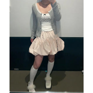 Nylon pumpkin skirt