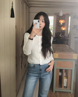 Slim Rib Cardigan - 4 Colors