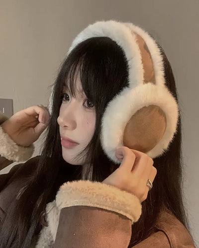 Suede earmuffs/ear warmers