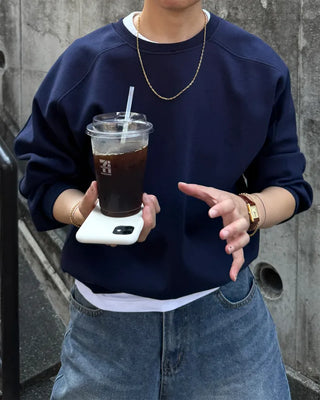 Piping sweatshirt