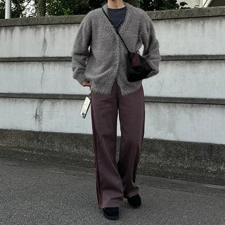 Soft Texture V-Neck Cardigan