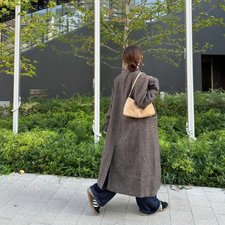 Suede tote bag