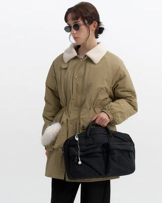 [7th Re-release] (ORIGINAL) Middle Multi-Pocket Crossbody Bag (black)