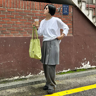 Round Boxy Long-Sleeve T-Shirt