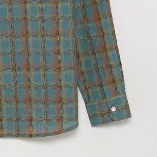 Unisex checkered long-sleeved shirt