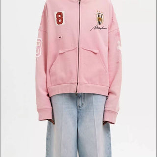 [MASONPRINCE] Waffle Double Layer Zip-Up Hoodie