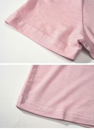 [Monterest] Slim Fit Tank & Tie-Front Tee Set