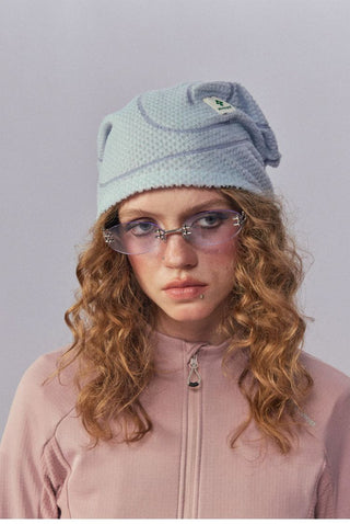 [Monterest] Fleece Beanie with Dual Track Drawstring