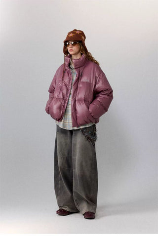 [Monterest] 800FP Duck Down Stand Collar Puffer Jacket