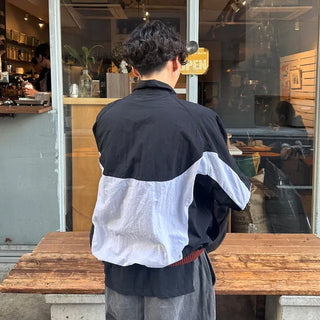 Wave Bicolor Windbreaker