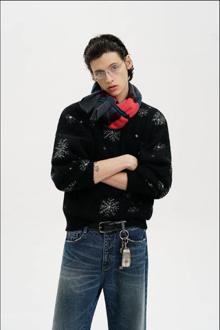 [MASONPRINCE] Wool Sleeve-Style Stripe Scarf