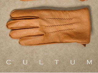 [CULTUM] Sheepskin Touchscreen Wool-Lined Gloves
