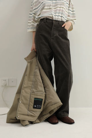 MASONPRINCE Stand Collar Windbreaker