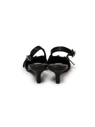 [moromoro2] Leather Bowknot Sandals
