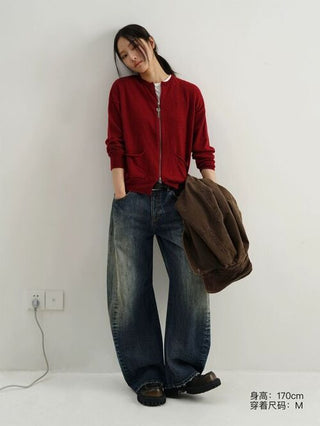 MASONPRINCE Zip-up Cardigan