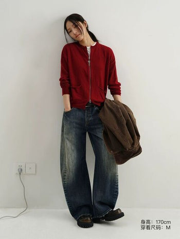 MASONPRINCE Zip-up Cardigan