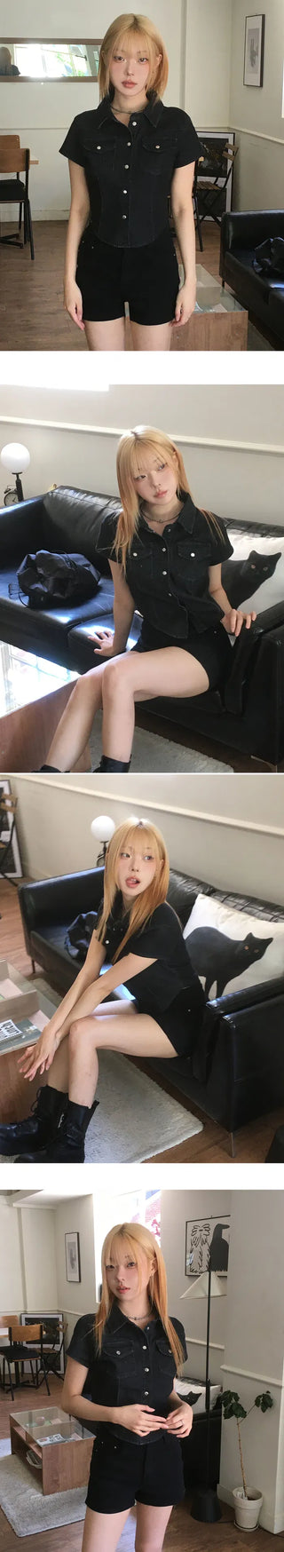 High-waist shorts - 2 colors