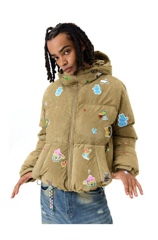 CONP Suede Texture Padded Jacket