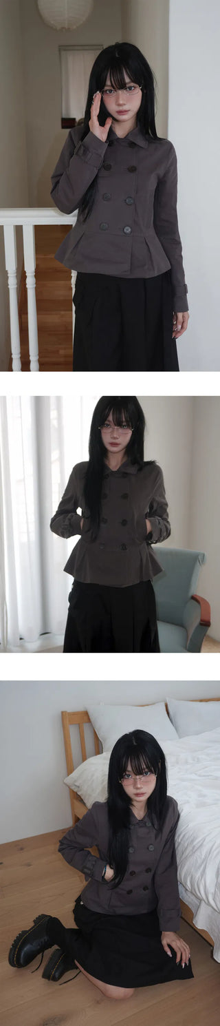 MADE Line Pintuck Trench Jacket - 3 colors