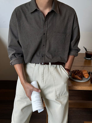 Thor Crack Pigment Oversized Shirt