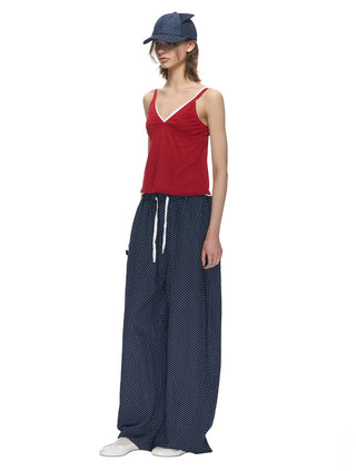 [NECY] Mini Dot Allover Print Wide Pants (2color)