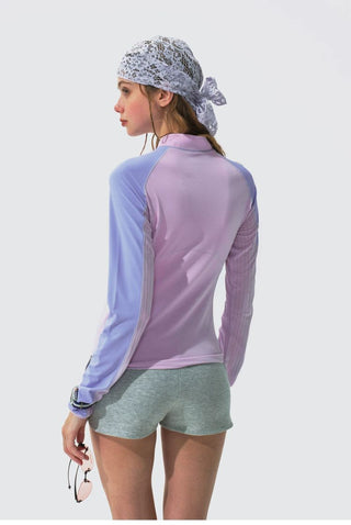 [Monterest] Half-Zip Slim Fit UV Protection Top